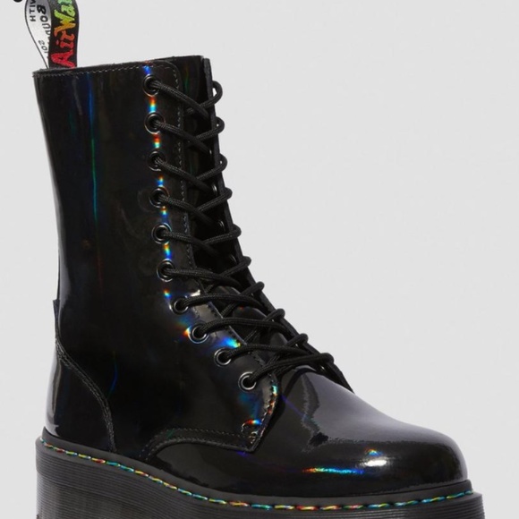 dr martens rainbow iridescent